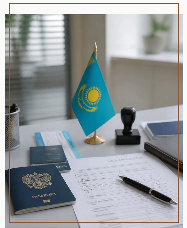 Оформление визы в Казахстан для поездки и работы в Таре