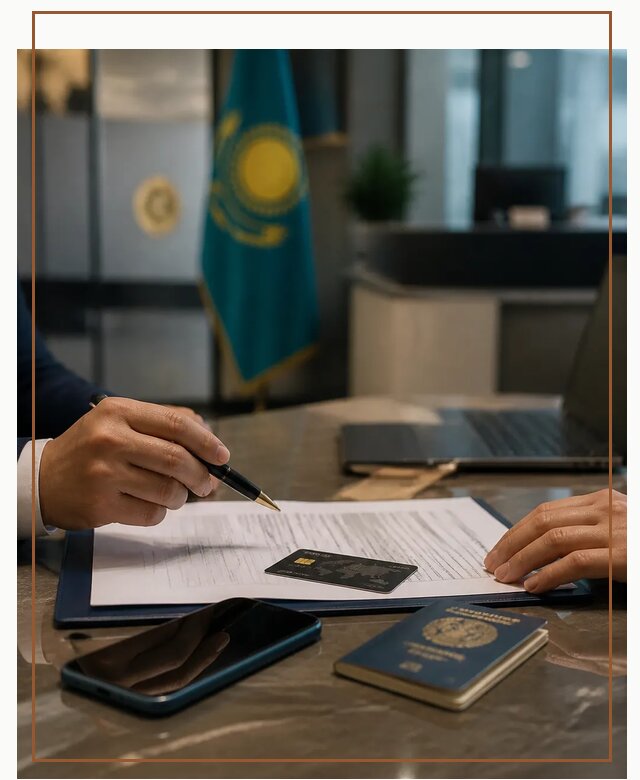 Открытие счета и банковской карты в Казахстане в Таре